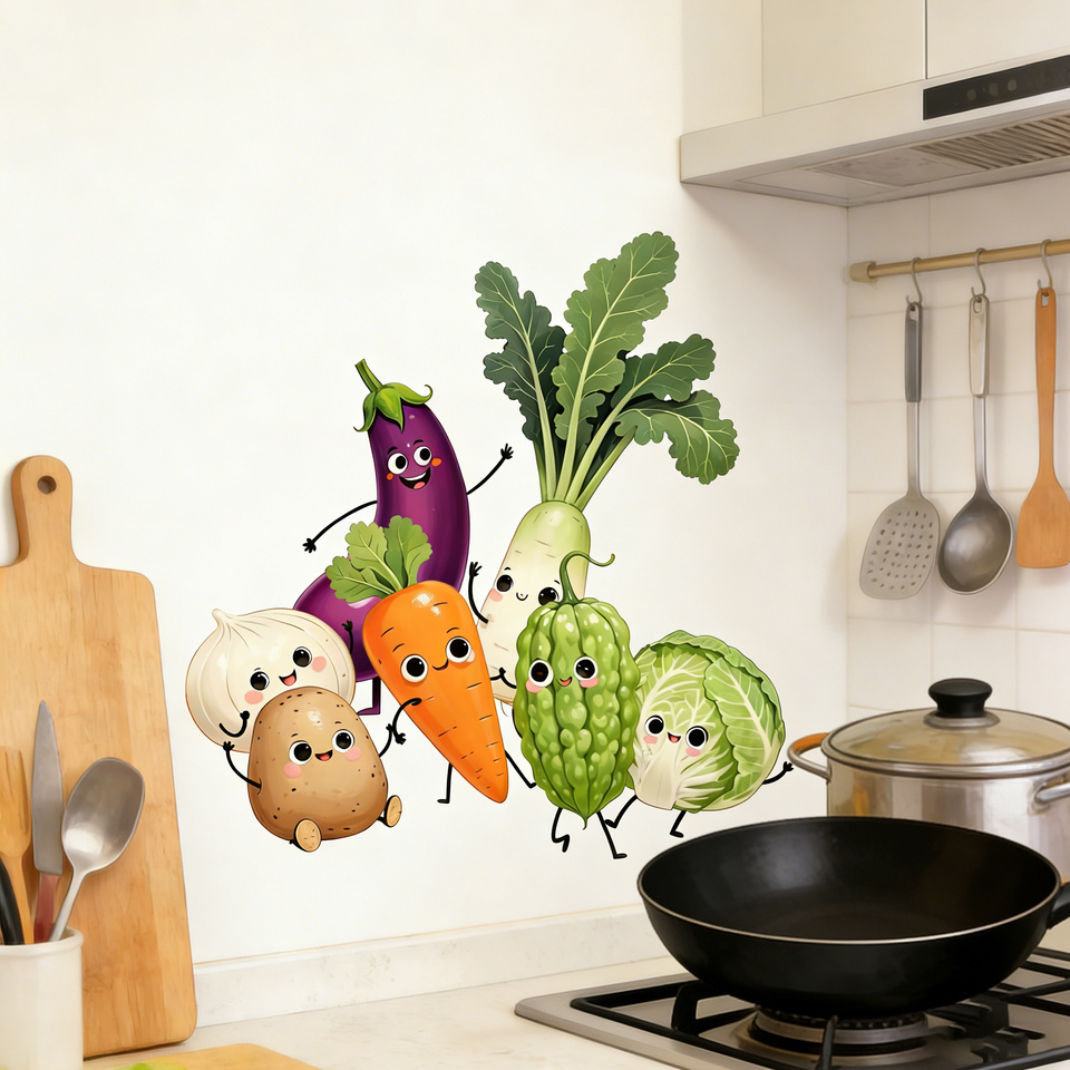 Pvc Panel Background - Adesivi murali a tema vegetale, espressivi